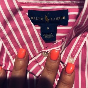 Ralph Lauren Striped Stretch Cotton Shirt